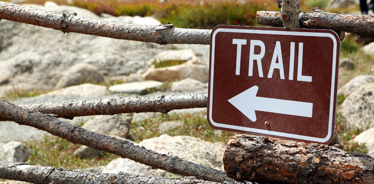 trail sign