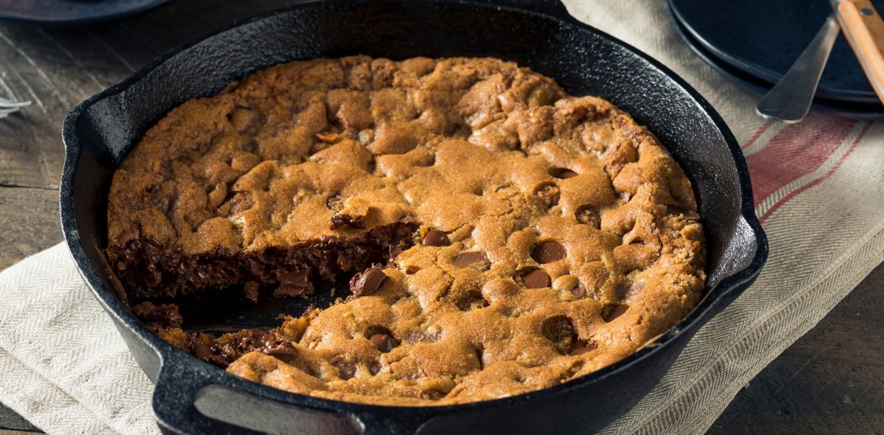 Camping Dessert Ideas - Skillet Cookie
