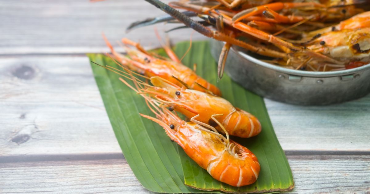 cooked shrimp