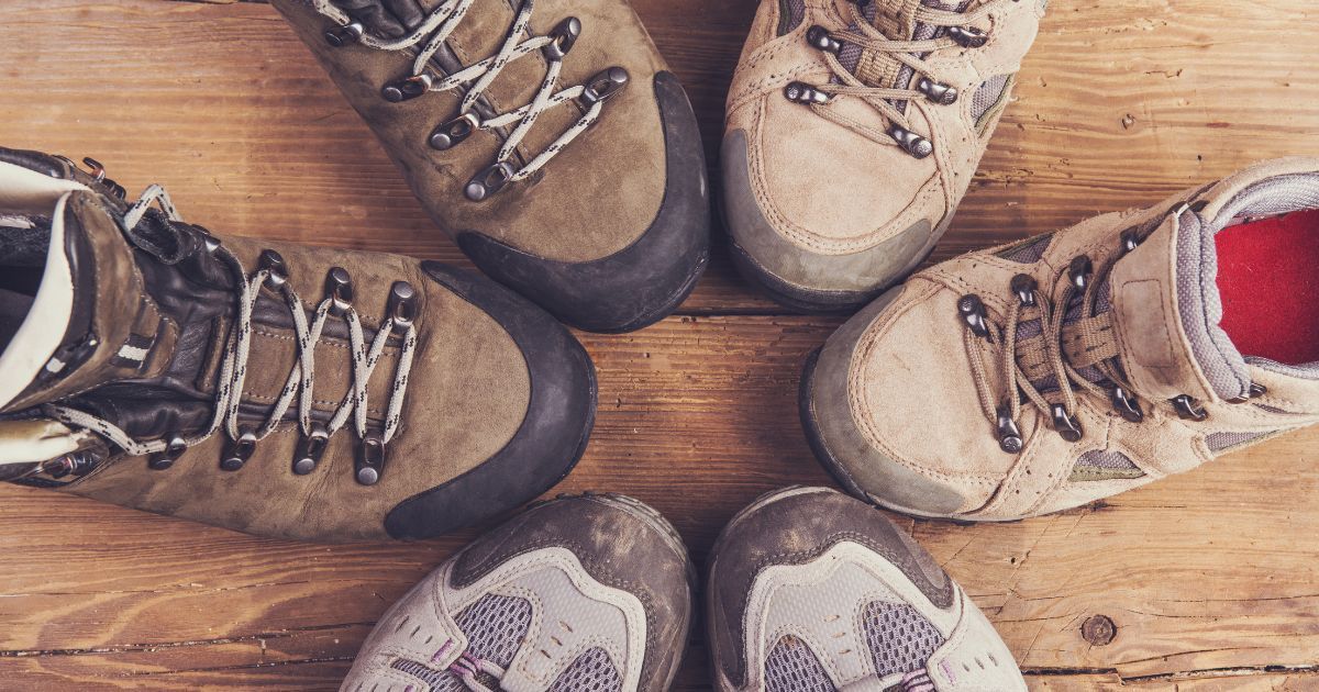 hiking footwear