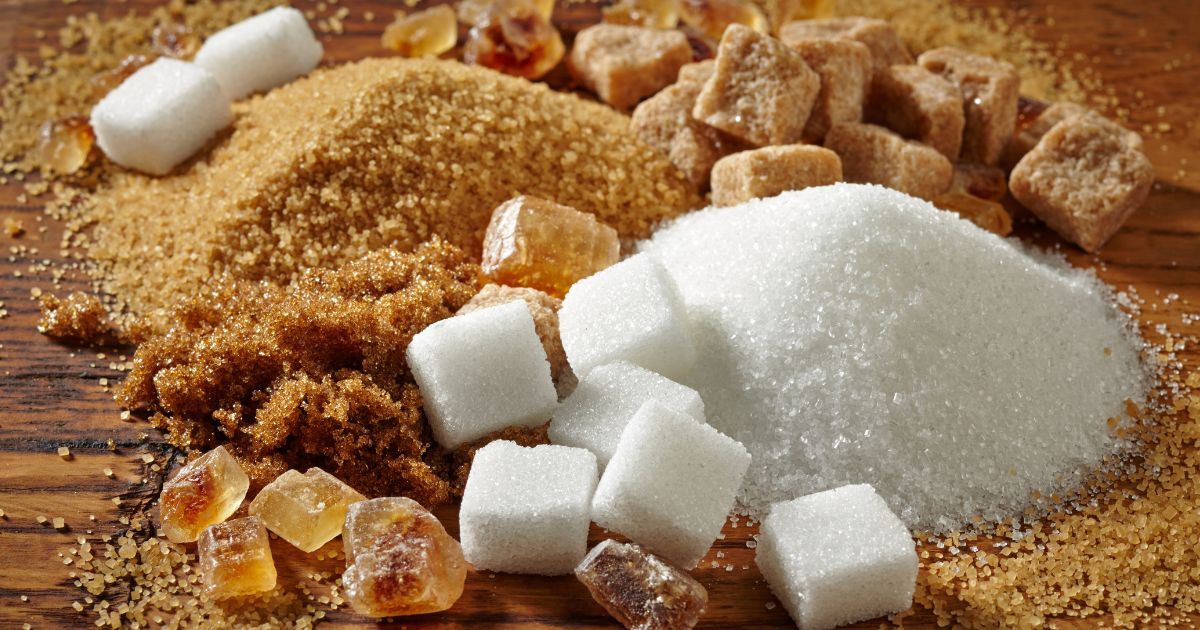 various types of sugar