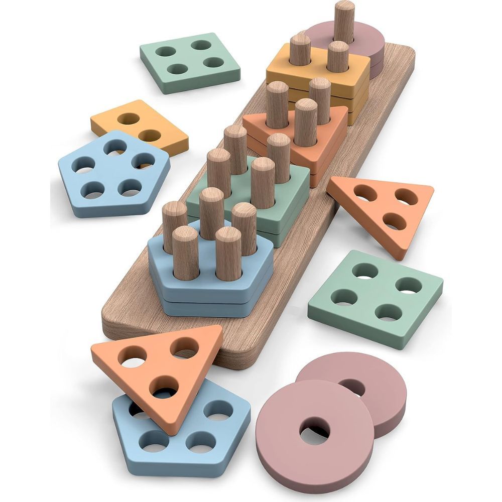 wooden stacking toy