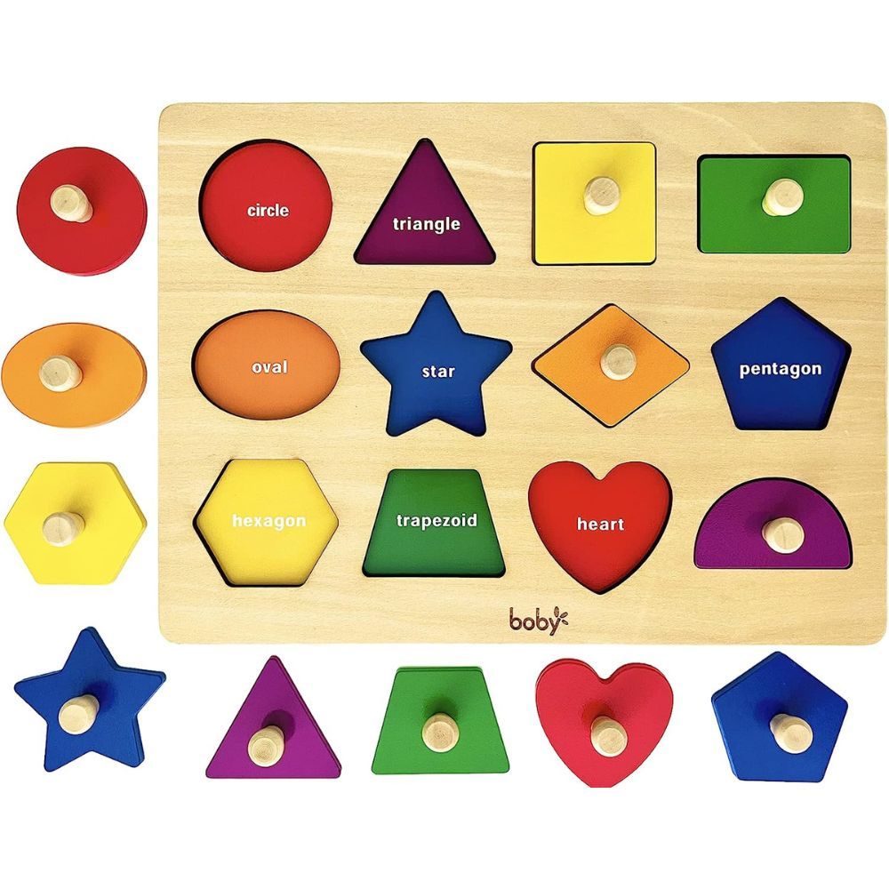 wood shape puzzle