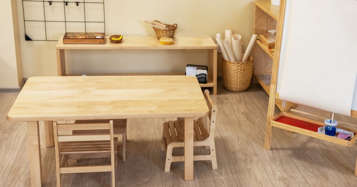 montessori style classroom