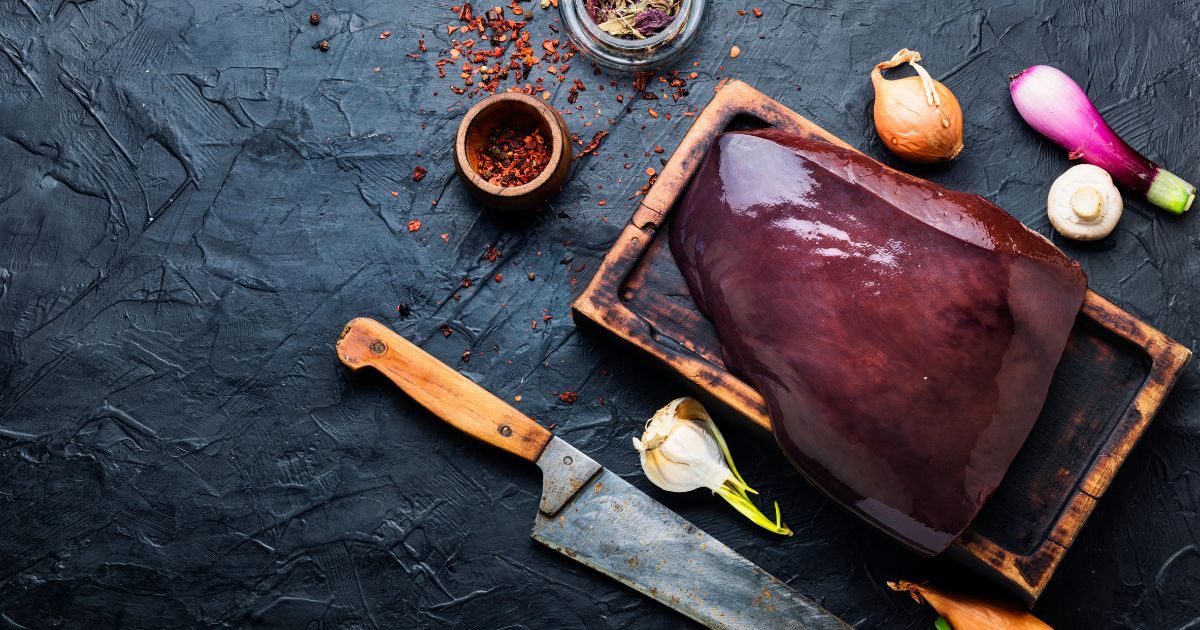 raw beef liver