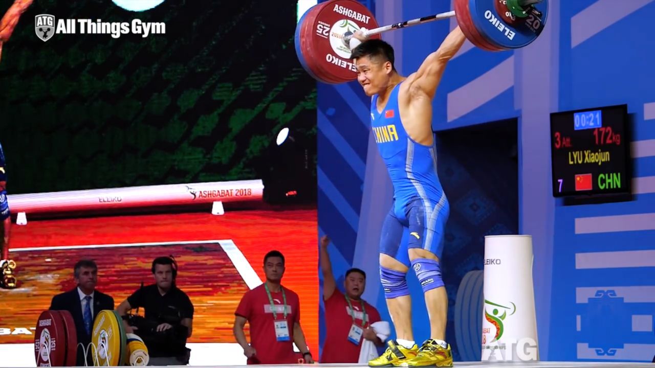 standing up from the snatch