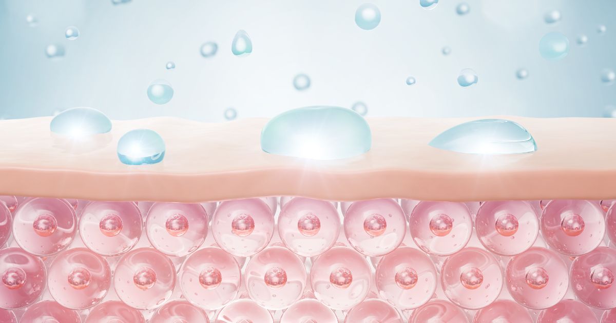 illustration of skin moisturizer
