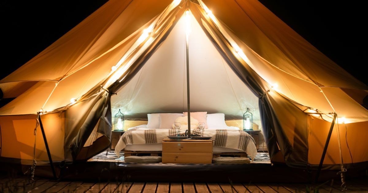glamping tent