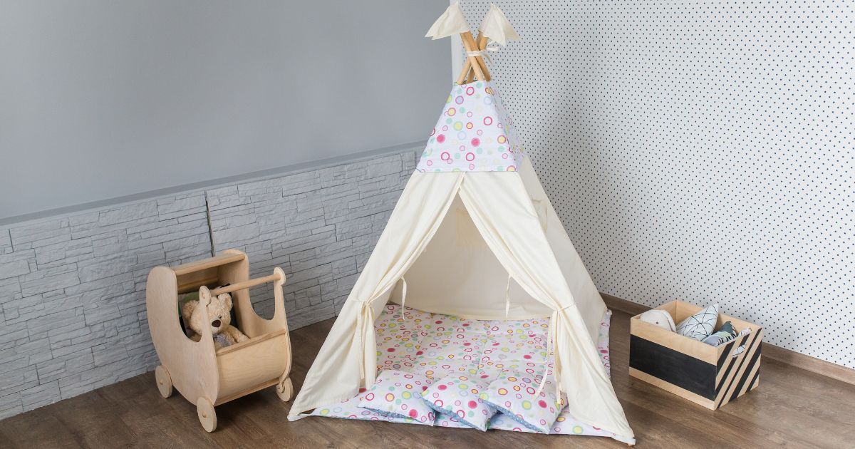 childs playroom teepee