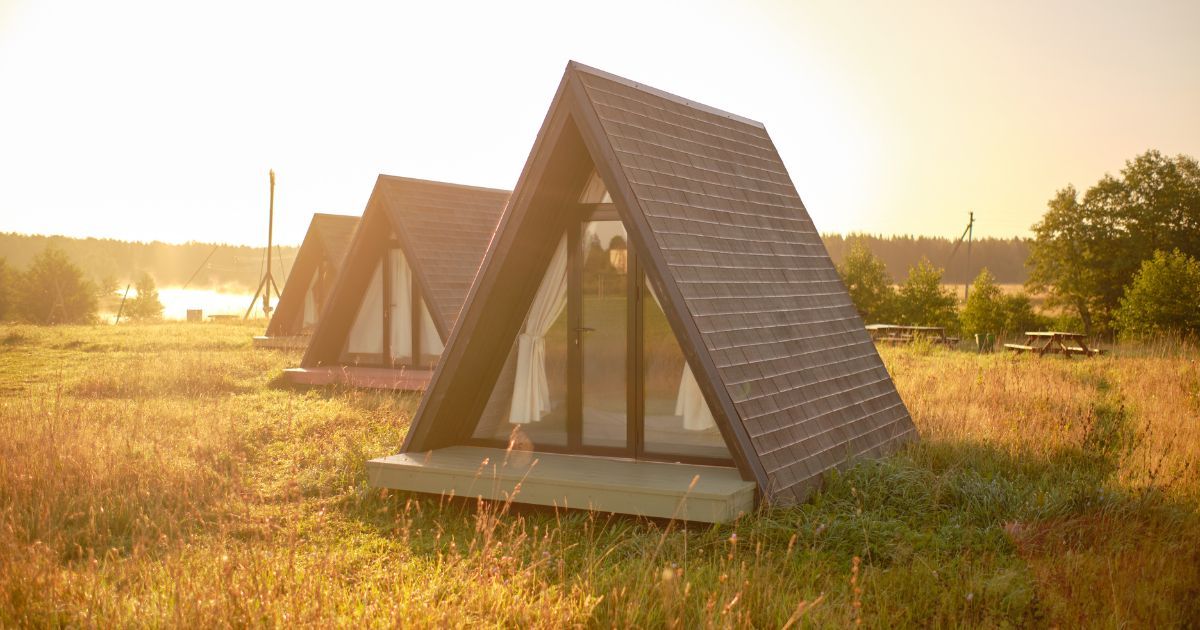 modern wigwam glamping