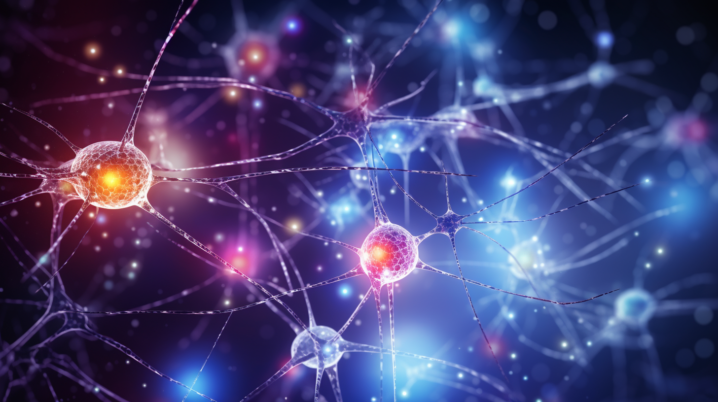 illustration of neurotransmitters