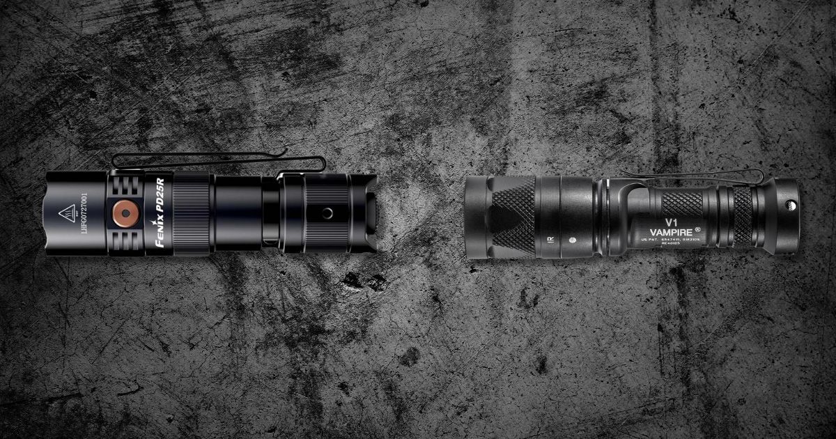 Two EDC lights with pocket clips