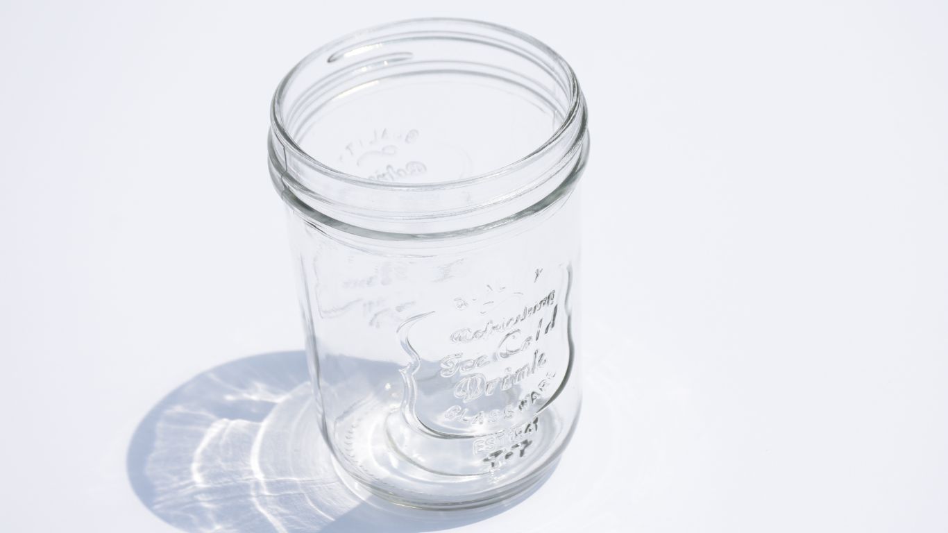glass mason jar