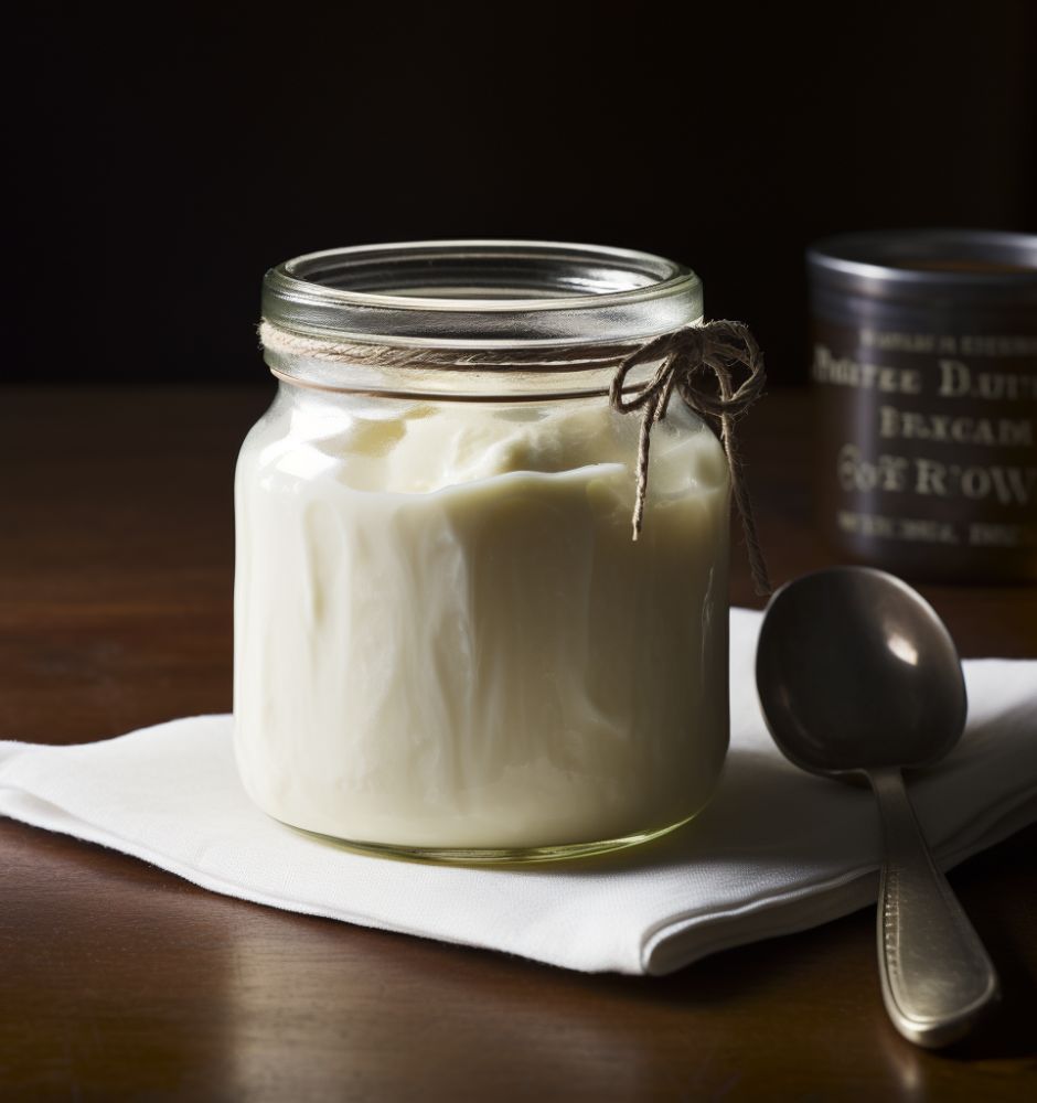 A jar of beef tallow