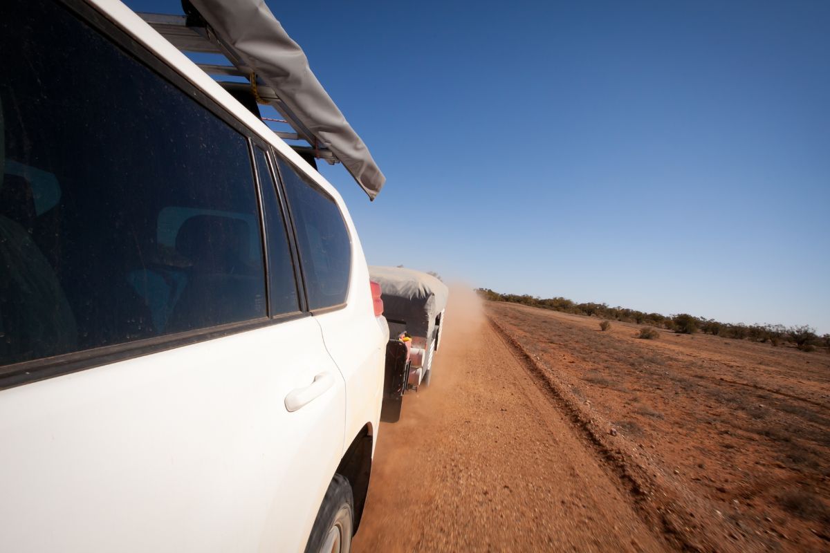 car towing pop up camper