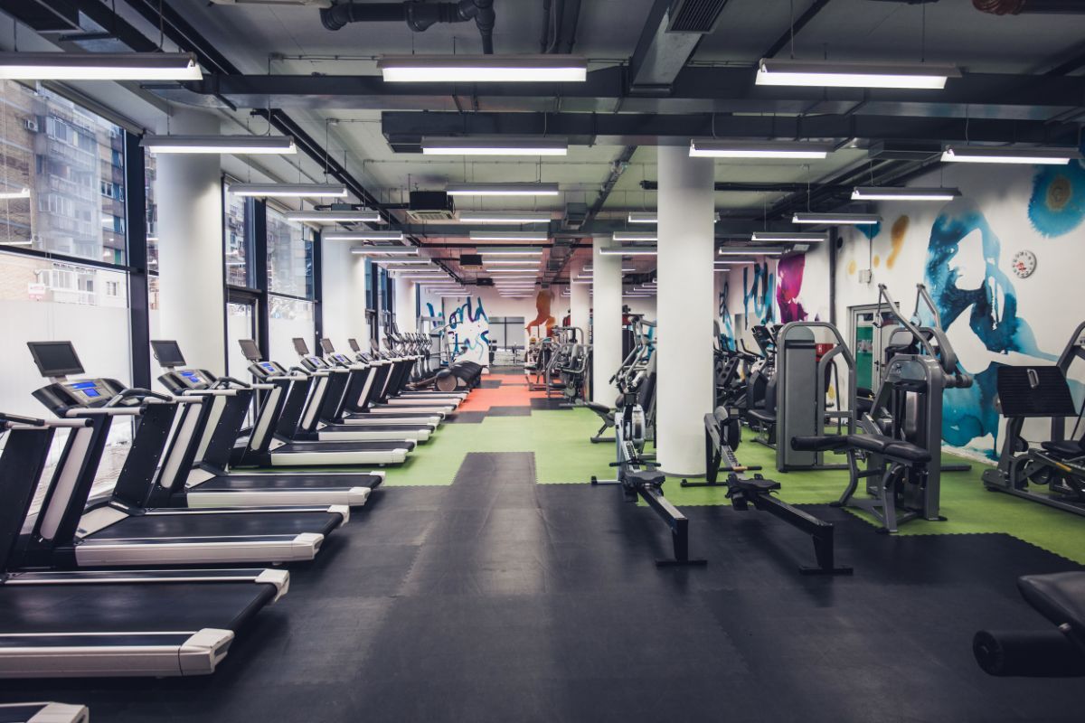 traditional gym equipment
